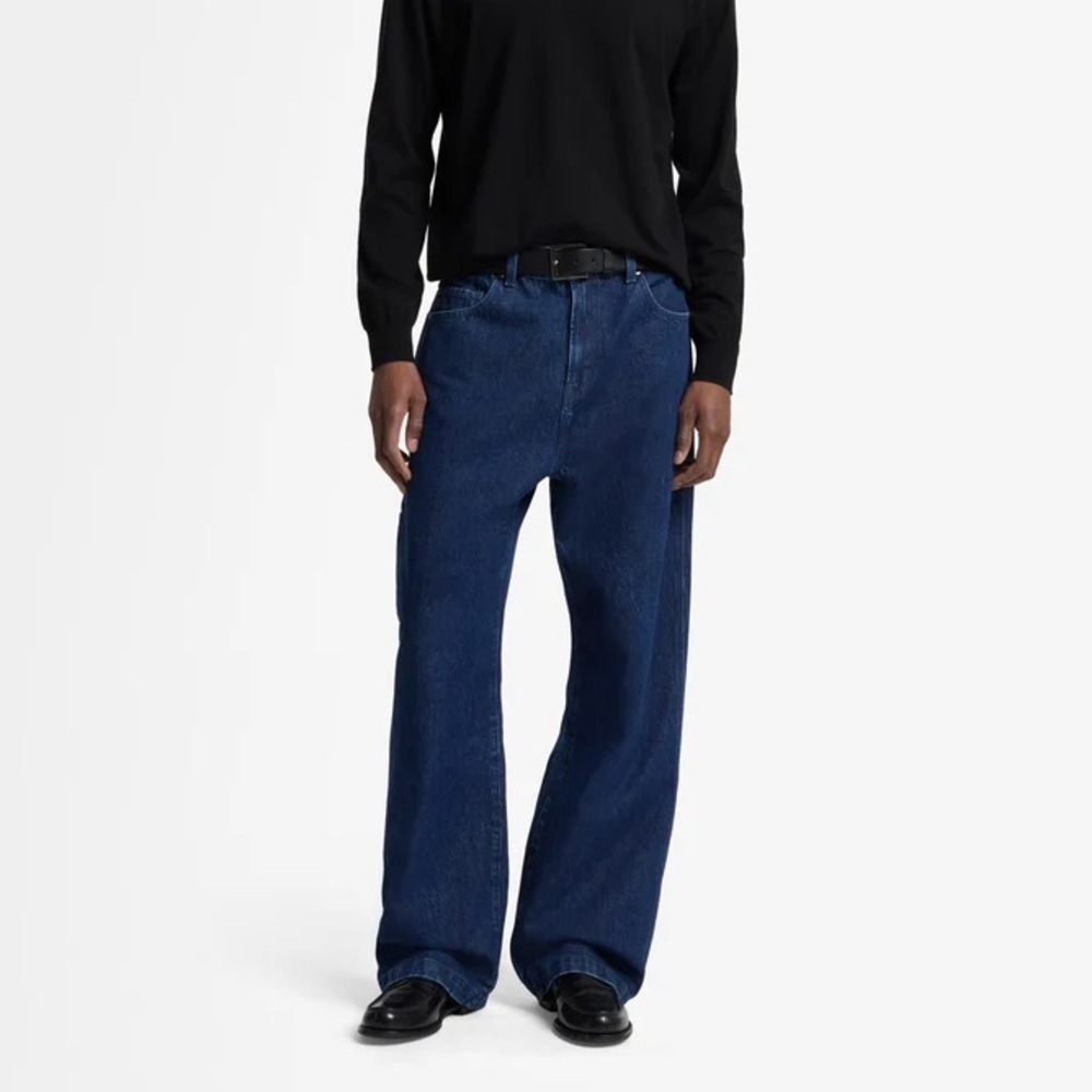 7 for all mankind utility denim wide leg jeans